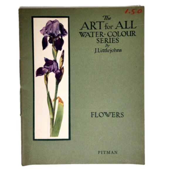 The Art For All Water Colour Series Flowers 1942 Paperback by J Littlejo… - Picture 1 of 5
